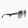 Ochelari de soare Ray-Ban RB4376 polarized transparent/grey gradient 5