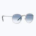 Ochelari de soare Ray-Ban New Round silver/blue