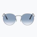 Ochelari de soare Ray-Ban New Round silver/blue 2