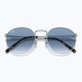 Ochelari de soare Ray-Ban New Round silver/blue 3