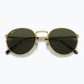 Ochelari de soare Ray-Ban New Round gold/green 3