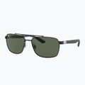 Ochelari de soare Ray-Ban RB3701 black/dark green 4