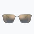 Ochelari de soare Ray-Ban RB3701 Polarized+ Lenses silver/blue gold polarized+ 2