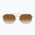 Ochelari de soare Ray-Ban RB3707 Polarized+ Lenses arista gold/brown 2