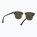 Ochelari de soare Ray-Ban Clubmaster Classic black/gold/green g-15 6