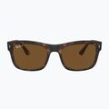 Ochelari de soare Ray-Ban RB4428 havana matte/brown polarized 2