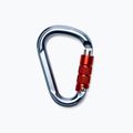 Climbing Technology Hms Snappy Cf Tg/Triplex Carabiner L4610006 Bś argintiu/roșu 2C46100YRC