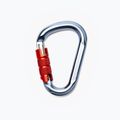 Climbing Technology Hms Snappy Cf Tg/Triplex Carabiner L4610006 Bś argintiu/roșu 2C46100YRC 2