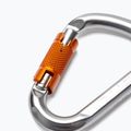 Climbing Technology Hms Snappy Cf Twist Lock L4600006 argintiu-portocaliu 2C46000ZPE 3
