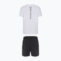 EA7 Emporio Armani Emporio Armani Ventus7 Travel set tricou + pantaloni scurți alb-negru 2