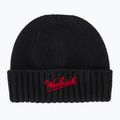 Căciulă de iarnă pentru bărbați Woolrich Merino Wool Logo Beanie black