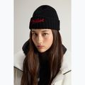 Căciulă de iarnă pentru bărbați Woolrich Merino Wool Logo Beanie black 5