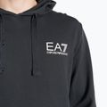 EA7 Emporio Armani Emporio Armani Train Logo Series Hoodie Extended Logo Coft blu noapte albastră/albastră cu logo-ul bluză de bărbați 3
