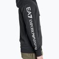 EA7 Emporio Armani Emporio Armani Train Logo Series Hoodie Extended Logo Coft blu noapte albastră/albastră cu logo-ul bluză de bărbați 4