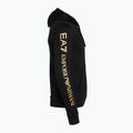 EA7 Emporio Armani Emporio Armani Train Logo Series Hoodie Extended Logo Coft negru/aur tricou cu logo negru/auriu pentru bărbați 8