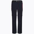 Pantaloni de trekking pentru femei CMP Zip Off 05UG negru/roz 3T51446/05UG/D34