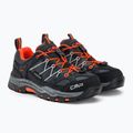 CMP cizme de trekking pentru copii Rigel Low Wp gri 3Q54554/47UG 4