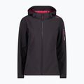 Jachetă softshell CMP Zip 05UG pentru femei, negru/roz 39A5006/05UG/D36 6