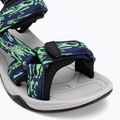 Sandale pentru copii CMP Hamal b.blue/verde fluo 7
