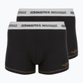 Bokserki Aeronautica Militare AM1UBX004 Trunk 2 pary black