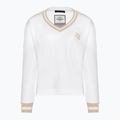Hanorac pentru femei Aeronautica Militare Lady V-Neck bianco ottico