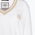 Hanorac pentru femei Aeronautica Militare Lady V-Neck bianco ottico 3