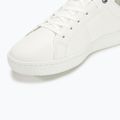 Încălțăminte pentru bărbați Aeronautica Militare Eco Leather With Eagle off white 7
