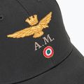 Șapcă pentru bărbați Aeronautica Militare Cotton With Logo jet black 3