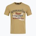 Tricou pentru bărbați Aeronautica Militare Tornado antelope beige