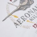 Tricou pentru bărbați Aeronautica Militare TS2536UJ00641 off white 3