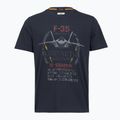 Tricou pentru bărbați Aeronautica Militare TS2536UJ00641 navy blue