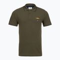 Tricou polo pentru bărbați Aeronautica Militare 262PO1308UP00082 Polo verde scuro