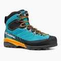 Cizme de trekking pentru bărbați SCARPA Mescalito TRK GTX turcoaz-negru 61050 10