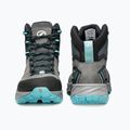 Încălțăminte de trekking pentru femei SCARPA Rush TRK GTX midgray/aqua 11