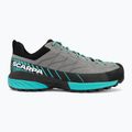 Încălțăminte de abordare pentru femei SCARPA Mescalito smoke/tropical green 2