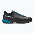 Încălțăminte de abordare pentru bărbați SCARPA Rapid LT anthracite/reef blue 2