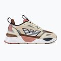 EA7 Pantofi Emporio Armani Ace Runner zi ploioasă/negru iris/emperador/terracotta 2