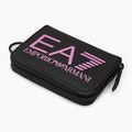 Portofel EA7 Emporio Armani Train Zip Around black/cyclamen