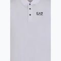 Tricou polo alb EA7 Emporio Armani Train Visibility pentru bărbați EA7 Emporio Armani Train Visibility 3