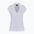 Tricou polo EA7 Emporio Armani Train Costa Smeralda pentru femei, alb