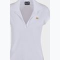 Tricou polo EA7 Emporio Armani Train Costa Smeralda pentru femei, alb 3