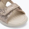 Sandale pentru copii Geox Macchia white/gold 7