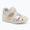 Sandale pentru copii Geox Macchia white/silver