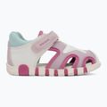 Sandale pentru copii Geox Iupidoo white/fuchsia 2