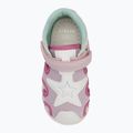 Sandale pentru copii Geox Iupidoo white/fuchsia 5