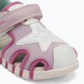 Sandale pentru copii Geox Iupidoo white/fuchsia 7