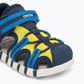 Sandale pentru copii Geox Iupidoo navy/fluo yellow 7