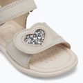 Sandale pentru copii Geox Verred white/silver 7