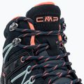 Cizme de trekking pentru femei CMP Rigel Mid negru și albastru marin 3Q12946 8