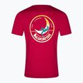 Tricou pentru bărbați La Sportiva Climbing on the Moon fucsia/giallo 2